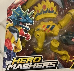 Jurassic World Hero Mashers Spinosaurus & Mosasaurus Figure Hasbro 2015 NEW NIB