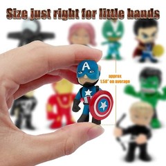 26PCS Mini Superhero Action Figures Set for Party Birthday Christmas