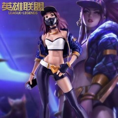 League of Legends LOL Gaming Peripherals KDA Akali Sculpture Figurine Collection