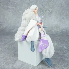 2Pcs Anime Inuyasha Sesshoumaru Ornaments Action Figure Model Toy Birthday Gif