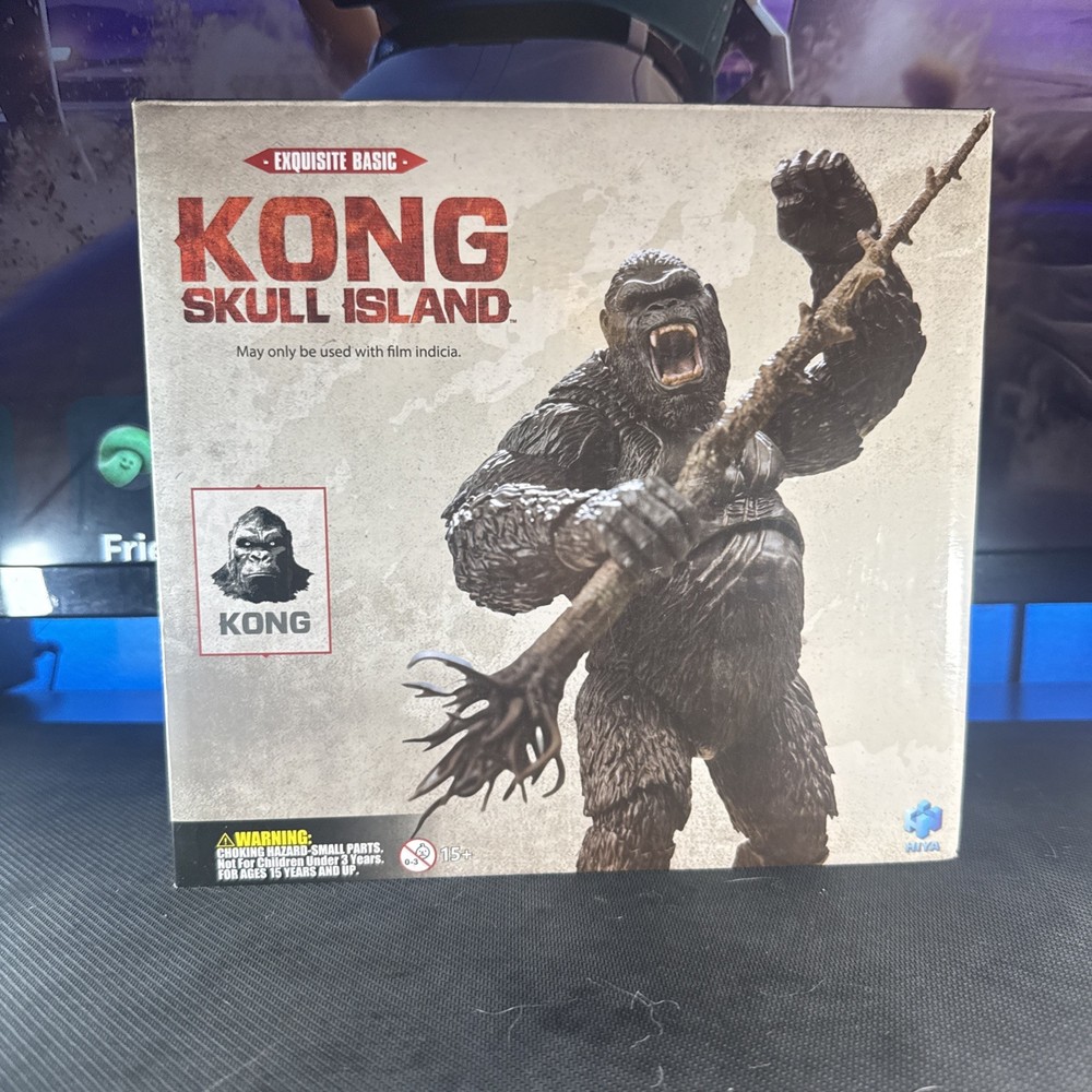 Hiya Toys Kong Skull Island Exquisite Basic King Kong 7″ Action Figure READ