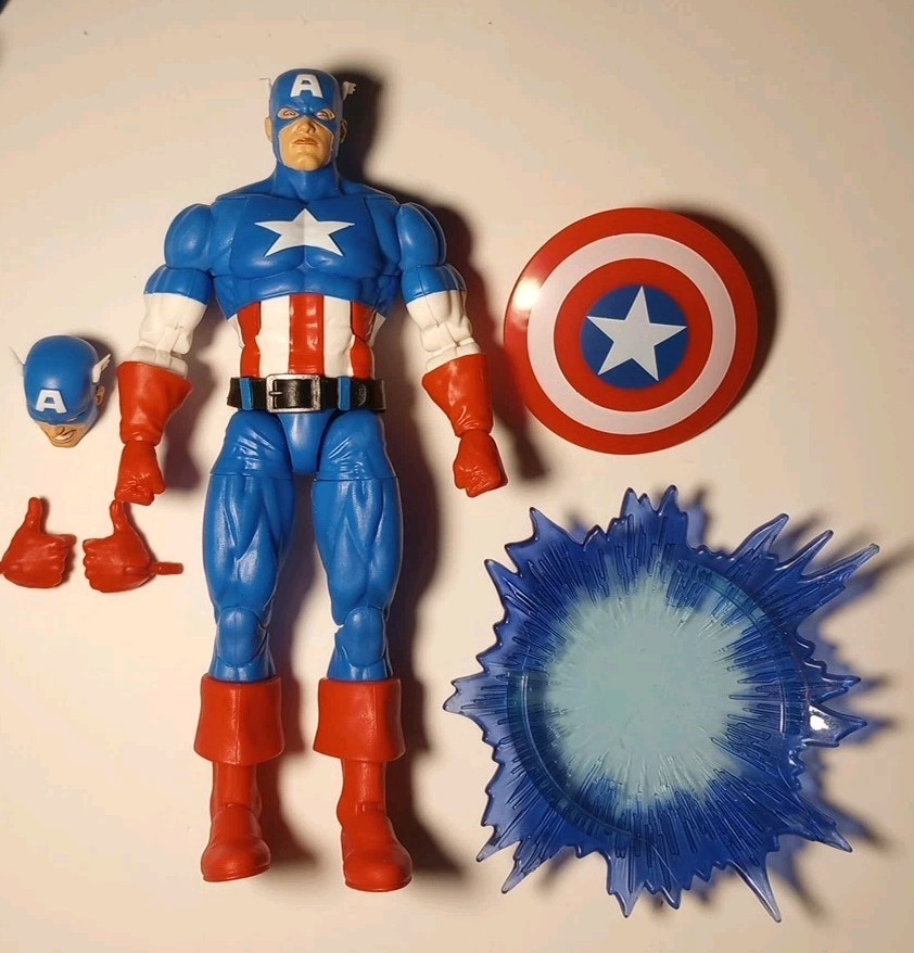 Marvel Legends MvC Gamerverse Captain America (Retro Video Game)