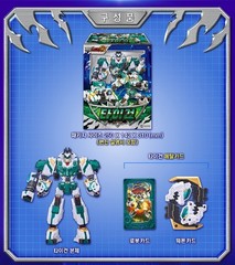 SAMG Metal Cardbot W 4-Pack Robots Bluecop W Heavy Iron W Phantom Hornet Tigun