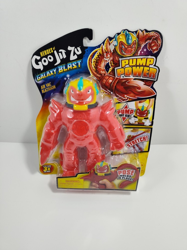 Heros Of Goo Jit Zu Galaxy Blast Pump Power Air Vac Blazagon Action Figure Toy
