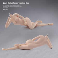 1/6 Female Seamless Flexible Body Super Large Bust Breast Silicone 12” Figure