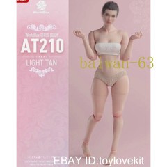 Worldbox AT210 1/6 Female Soldier Body Model for 12” Action Figure White Skin
