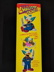 The Simpsons PARODY Krusty The Clown Childs Play Chucky Doll 14” Made In Mexico