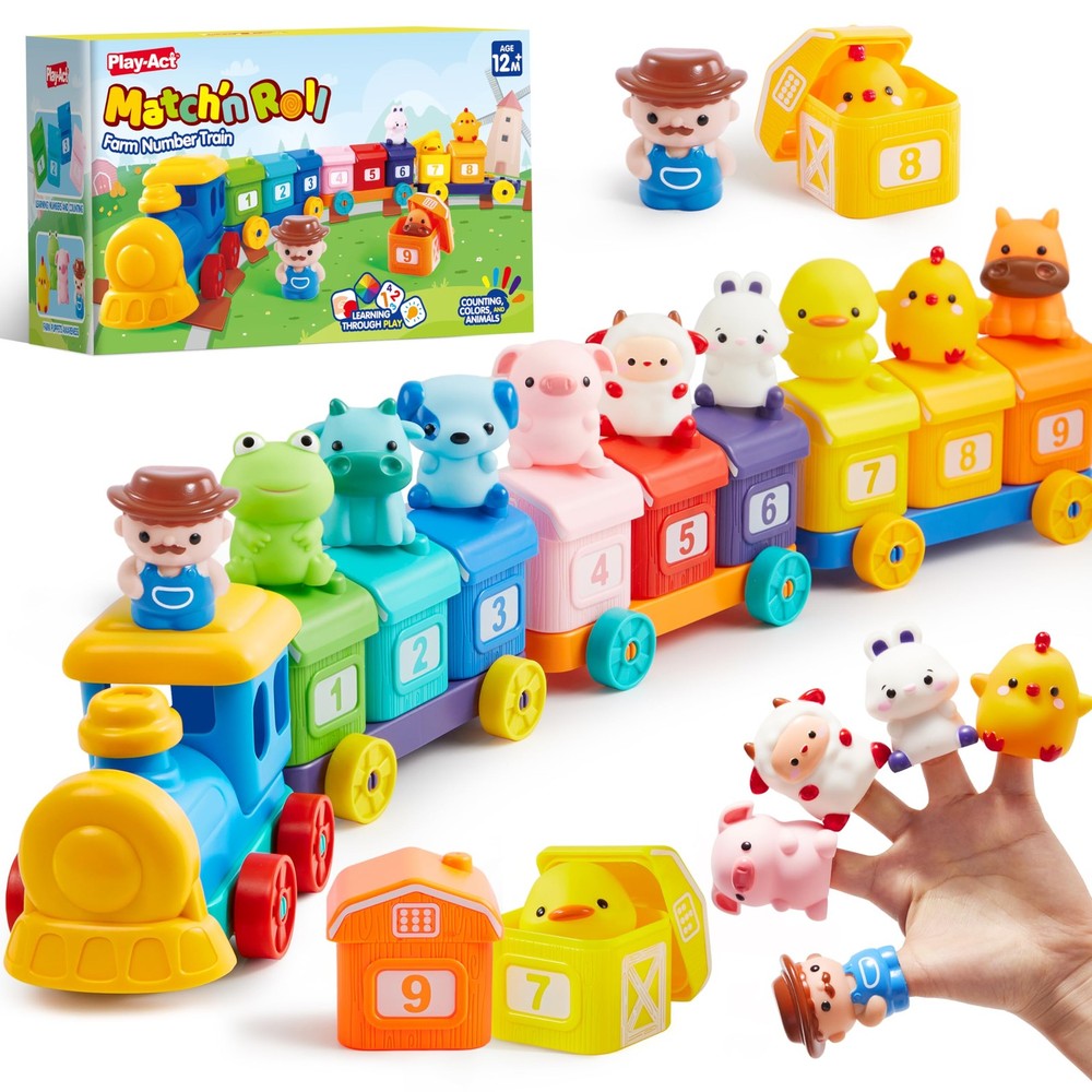 Learning Toy for Toddlers 1 2 3 Years Old, Counting, Matching & Sorting Monte…