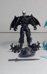 Dungeons & Dragons CUSTOM Winged Black Warduke GLOW head Resin Action Figure