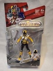 5 New In Package Power Rangers Super Samurai Shogun, Red, Yellow, Green, Blue