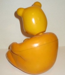 VINTAGE DISNEY SHELLCORE WINNIE THE POOH ROLL ‘N PLAY MIRROR 1983 BABY CRIB TOY