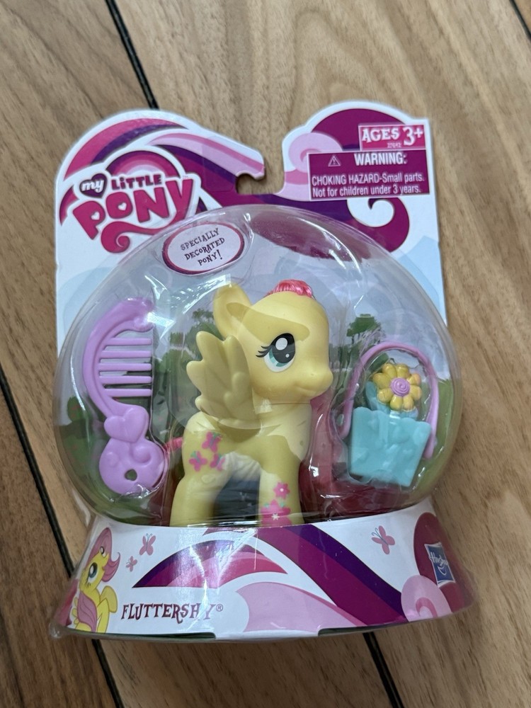 My Little Pony G4 Fluttershy Specially Decorated Pony Figure Brushable Hair