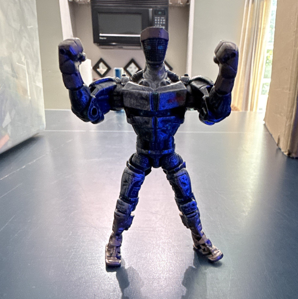 JAKKS Black & Blue Robot Action Figure, Plastic, 2011 (2010-2019)