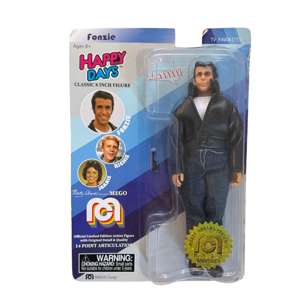 Mego Happy Days Fonzie 8″ Action Figure Sealed Limited Edition The Fonz 2018