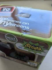 Batman Tiny TV Classics Real Working TV & Remote Basic Fun Inc New Read Desc