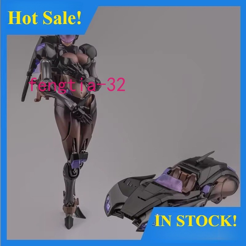 NEW CDL-03 Noir Feline Robot Girl Action Figure Mecha Lady Transforming Model