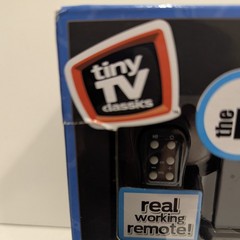 Big Bang Theory Tiny TV Classics Basic Fun Real Working TV & Remote New In Box