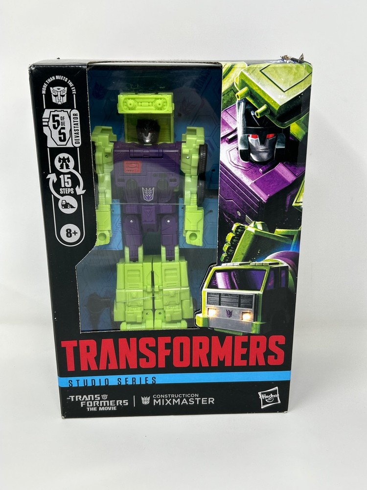 Transformers Studio Series Voyager Class The The Movie Constructicon Mixmaster,