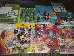 Lot of 9 KIDS Disney Frozen MICKEY Sticker Coloring Book+PAINT+BOOKS+TROLLS+MORE