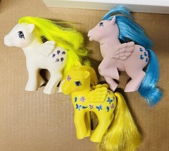 Vintage G1 MLP My Little Pony Pegasus 3 Lot-Sprinkles, Butterfly, Surprise TAF