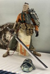 ThreeA Tomorrow King Shogun Holdout at Dumper 1/6 Figure W/BOX by Ashley Wood