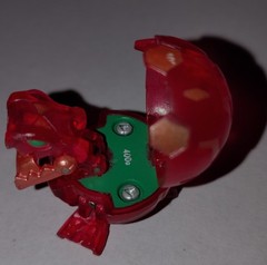 Bakugan Juggernoid Red Pyrus Translucent B1 Classic 400G Battle Brawler