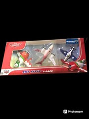 Disney Pixar Planes Sky Flyin’ 3 Pack Set El Chupacabra Rochelle LJH 86 RARE!!
