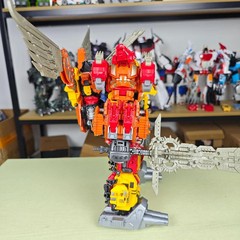 6 in 1 Predacons Combiners Wars Ko Transformers Predaking G1 30cm Nobox Instock