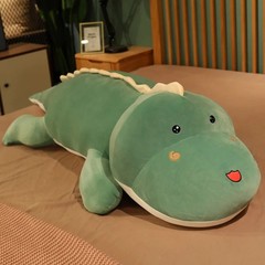 80cm Long Dinosaur Plush Pillow Soft Stuffed Animal Toy Cute Cartoon Gift Doll