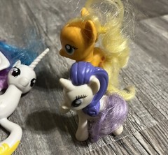 Lot of 8 Various Smaller Sized My Little Pony-assorted years