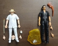 Jurassic World Amber Collection Lot (Velociraptor/Tyrannosaurus/Dilophosaurus)