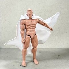 PB-C-WHT: 1/12 scale White wired cape for 6″ action figure