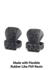 3d Printed PUNISHER SHOULDER PADS 1:12 6″ GI Joe Classified/Marvel Legend