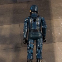 Hasbro Vintage 1982 Blue/Black Action Figure, Plastic – Made in Hong Kong