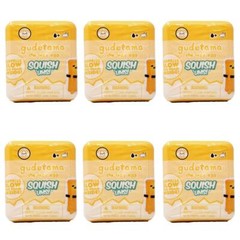 Gudetama The Lazy Egg Squish ‘Ums – Lot of 6 Blind Cubes