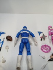 Power Rangers Lightning Collection In Space Pink & Blue With Glidder