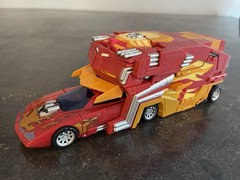Transformers FansProject RODIMUS PRIME Parallax City Protector & Trailer Armor