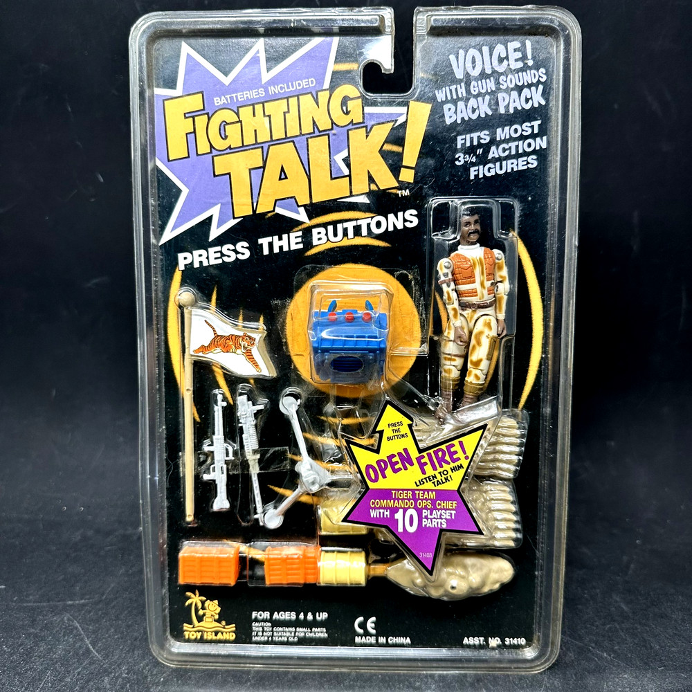 Toy Island Fighting Talk! Action Figure Hong Kong 31410 – New – Vintage