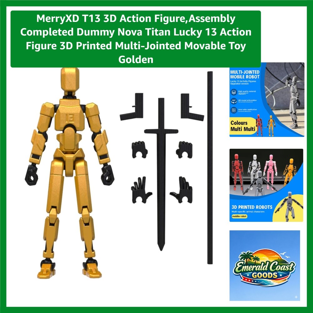 Golden T13 Titan Action Figure – Versatile Robotic Toy for Kids and Collectors