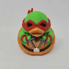 Leonardo Raphael Michelangelo Duck Teenage Mutant Ninja Turtle Fan Art 3D Print