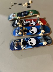 Vintage Tech Deck Blind Grim Reaper Ronnie Creager Fingerboard Lot 4 Red Blue