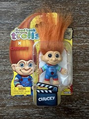 Child’s Play Bundle- Good Luck Trolls-Chucky&Tiffany and Flip Em’s Chucky