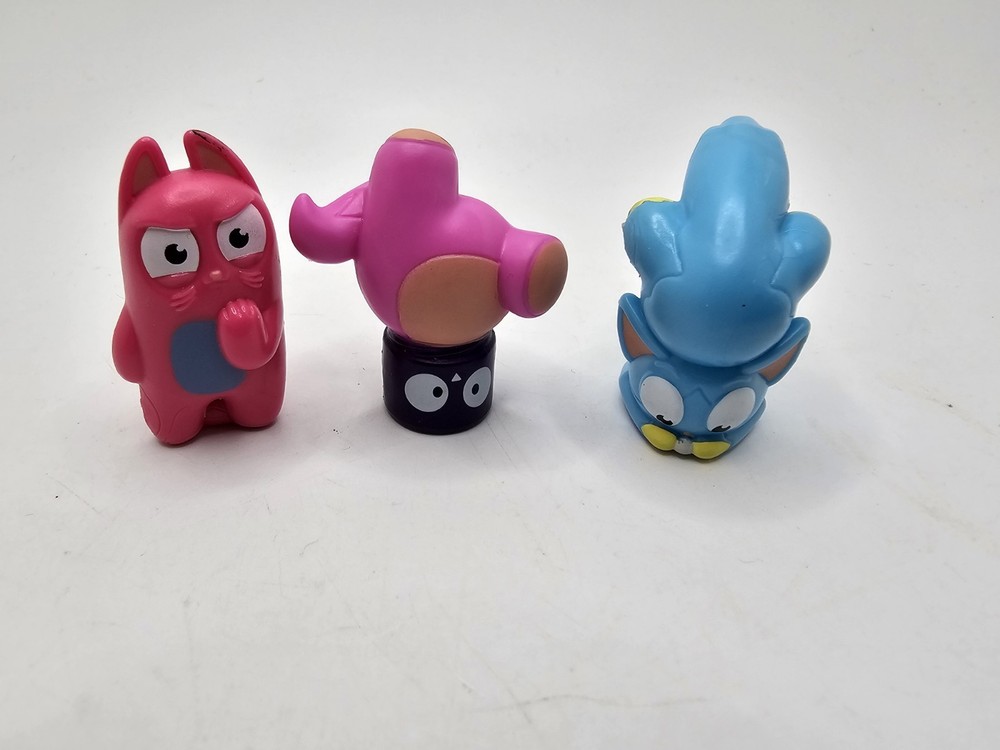 Lost Kitties Boops Gato & J. Roly 1.5″ Figurines Series 2 Lot Of 3