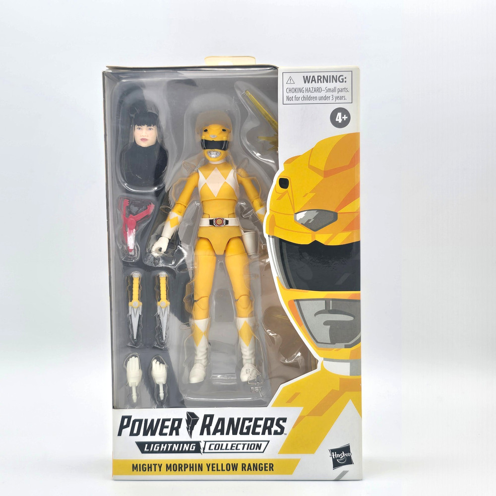 Hasbro Power Rangers Lightning Collection MMPR Yellow Ranger 6″ Figure Original