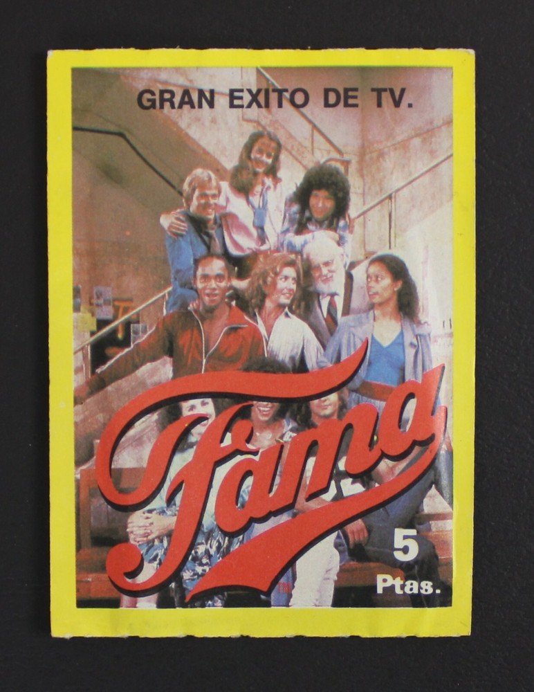 1983 FAME TV Show Trading Cards Sealed Pack Brand New 3.75″ 9.5 cm. Panini Spain