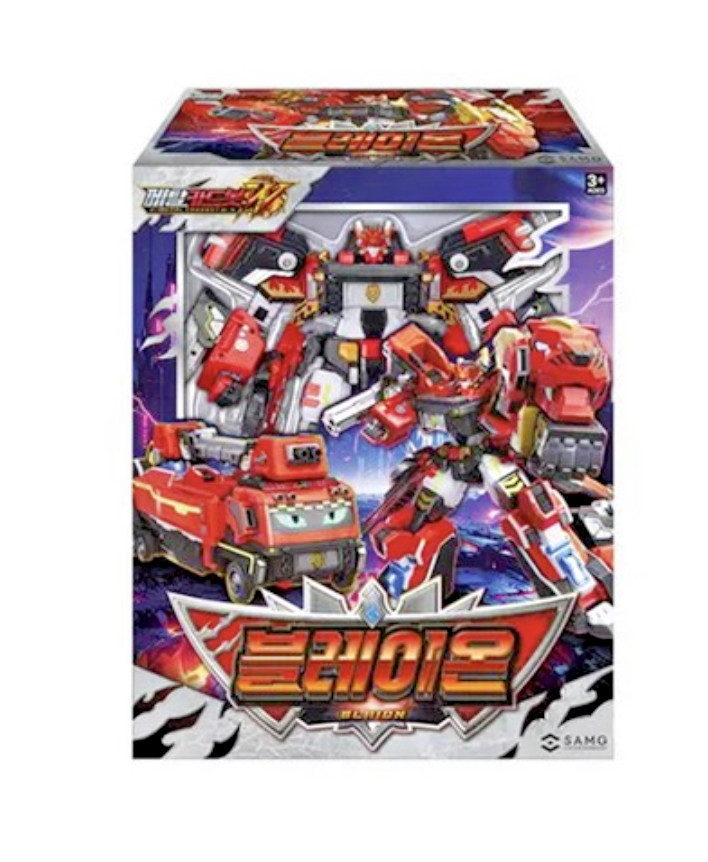 Metal Cardbot W Blaion Transformer Fire Ladder Truck Robot Toy 2025 Korea NEW