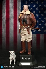 DID A80164+E60071 WWII US Army General George Patton & Accessory Kit 1/6 Model