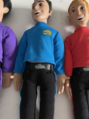 The Wiggles Greg Anthony Murray Jeff Spinmaster 15” Singing Dolls 2003 WORKS!