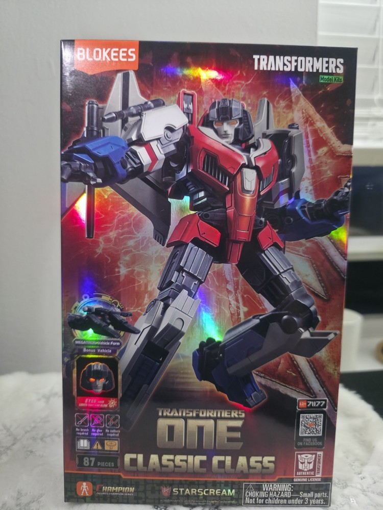 Blokees Transformers Starscream Classic Class Model Kit 87 Pieces Figure