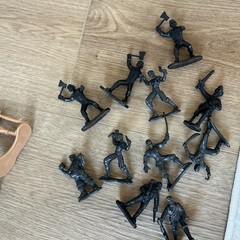 VTG Large Mixed Lot of Military & Other Action Figures & Accessories